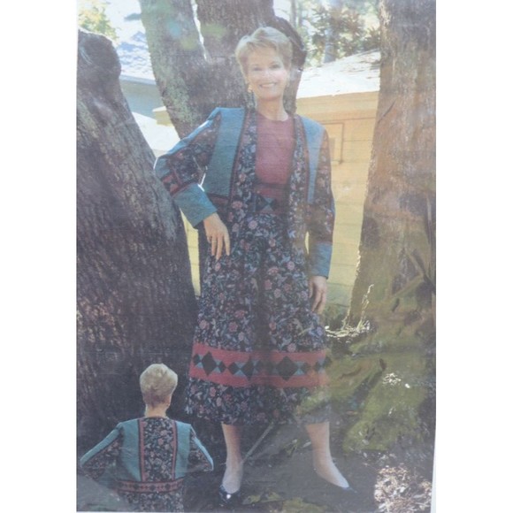 Country Classic Suit Jeanne Verh Hambleton 1988 Skirt Belt Jacket Pattern #8809 - Picture 2 of 3